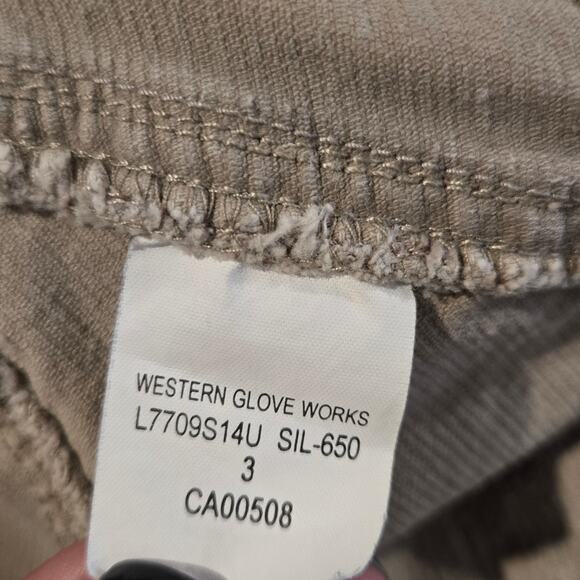 Silver Jeans Corduroy Overalls Beige sz 4 carpenter utility straight leg - Picture 7 of 11